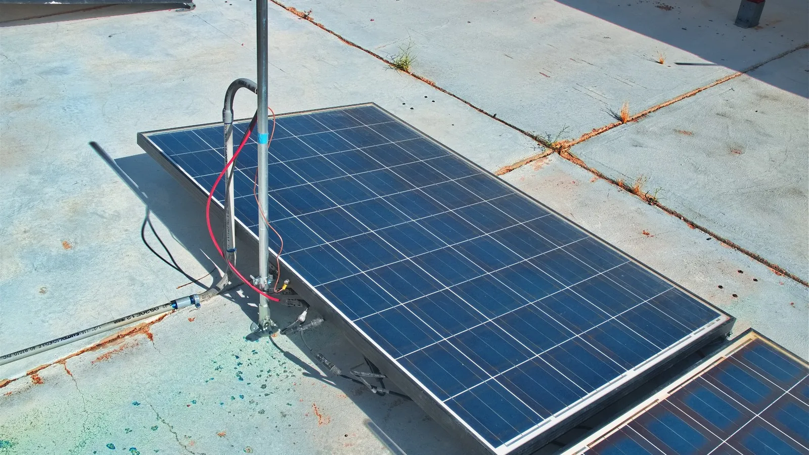 May 2026 These used 255-watt panels cost only $15! I didn't want the mounting hardware to cost more than the panels, so the conduit and free hinges cost only a few dollars.